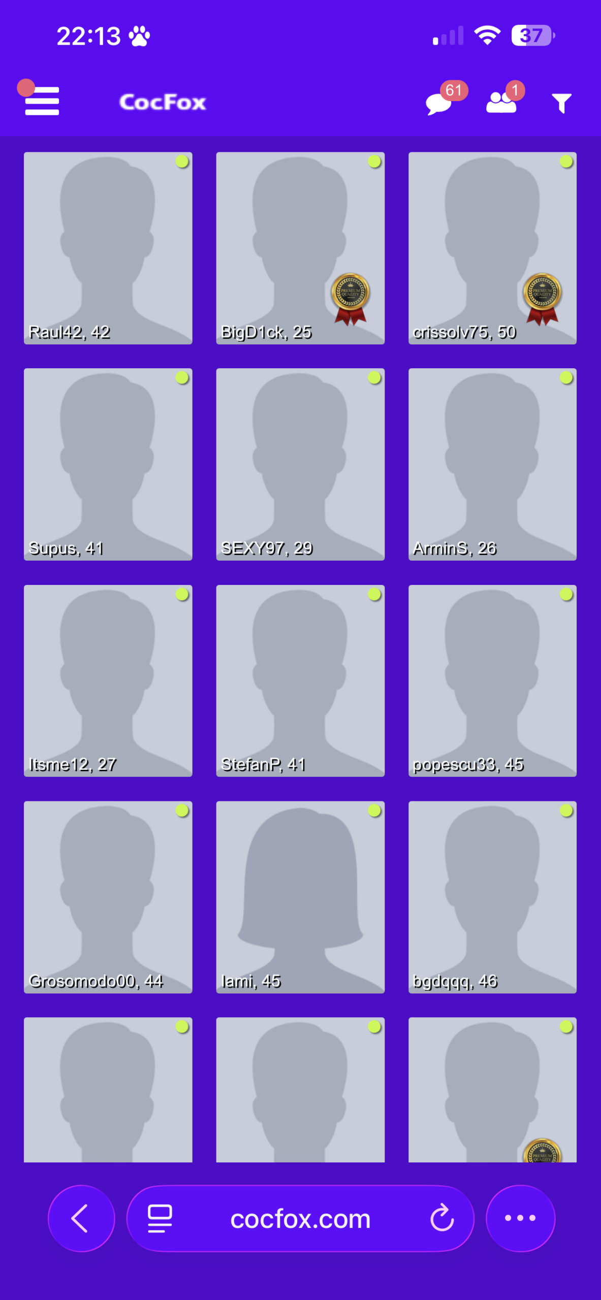 Vezi aici cel mai nou site de matrimoniale din România. www.cocfox.com